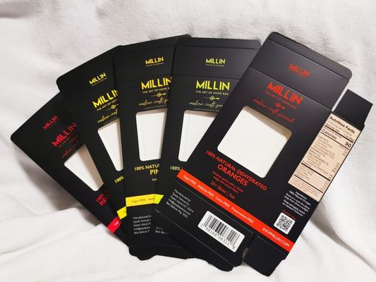 کیفیت  Customized Cardboard Dry Fruit Packaging Carton Box With Offset Printing Spot UV کارخانه