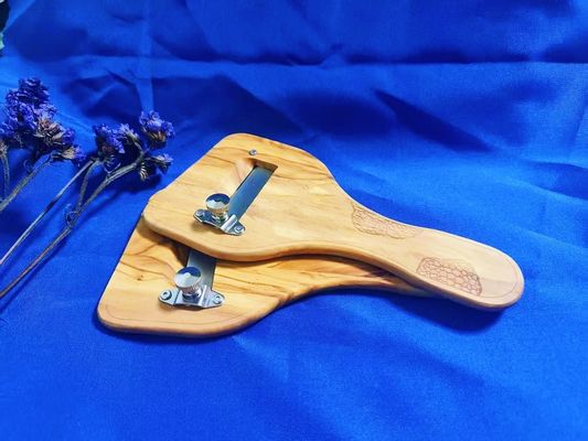 کیفیت  New style truffle slicer Olive wood with customized logo 220x110x8mm کارخانه