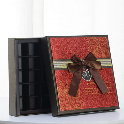کیفیت  Elegant Luxury Cardboard Chocolate Box کارخانه