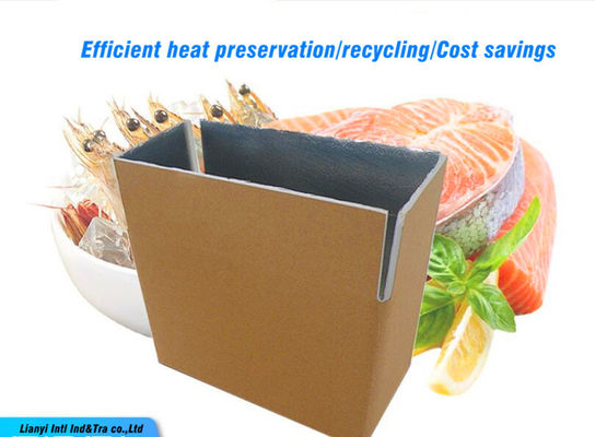 کیفیت  Insulated Caviar Carton Packaging Boxes For Shipping Seafood کارخانه