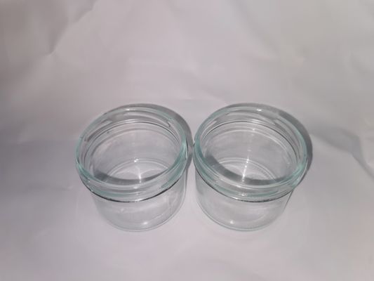 قوطی شیشه ای کاویار استاندارد 8OZ 240ml با پوشش فلزی