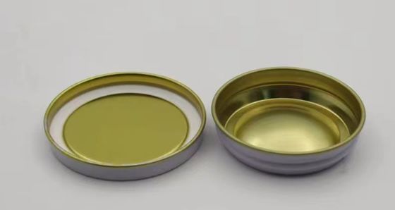 0.28 میلی متر مواد غذایی قوطی کاور بسته بندی خلاء ظرف خالی 30g و 50g با پوشش صاف