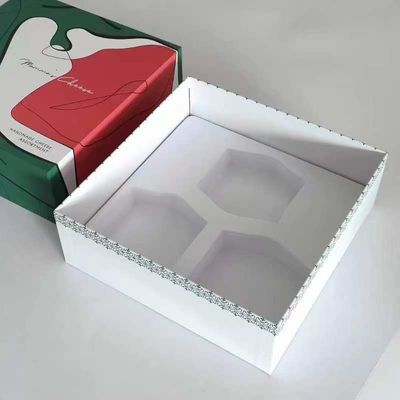 ۲۰۲۴ طراحی جدید پنیر بستنی بسته بندی جعبه هدیه با سینی سفید داخلی نرم لمس احساس بر روی جعبه