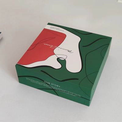 ۲۰۲۴ طراحی جدید پنیر بستنی بسته بندی جعبه هدیه با سینی سفید داخلی نرم لمس احساس بر روی جعبه