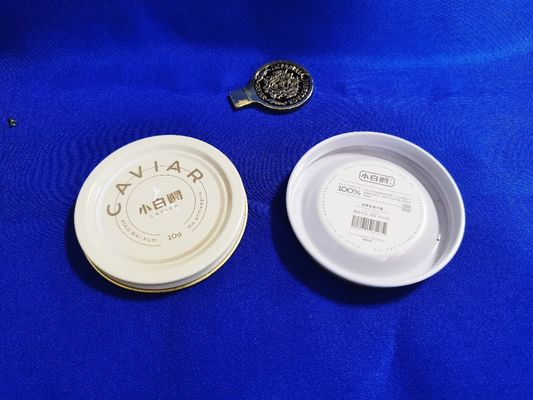 0.28 میلی متر مواد غذایی قوطی کاور بسته بندی خلاء قوطی خالی 10g با چاپ