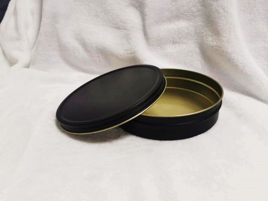 خلاء خالی قوطی قوطی کاویار بسته بندی درجه غذایی 500 میلی لیتر با سیاه مات در داخل طلا