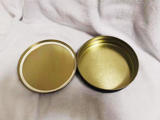 خلاء خالی قوطی قوطی کاویار بسته بندی درجه غذایی 500 میلی لیتر با سیاه مات در داخل طلا