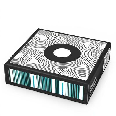Embossing Paper Packaging Box Featuring AI Artwork Format Cardboard Boxes Ideal for Eco Friendly Packaging and Marketing