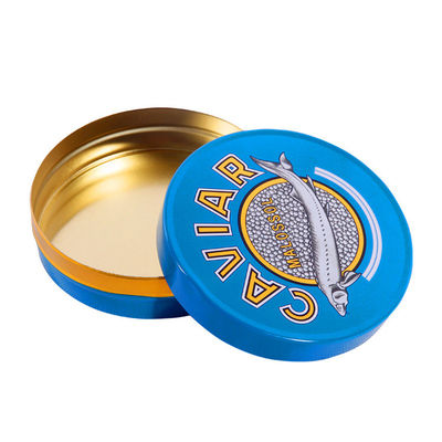 125g 250g کاویر بسته بندی قوطی قوطی می تواند رنگ سفارشی ISO 9001 تایید شده