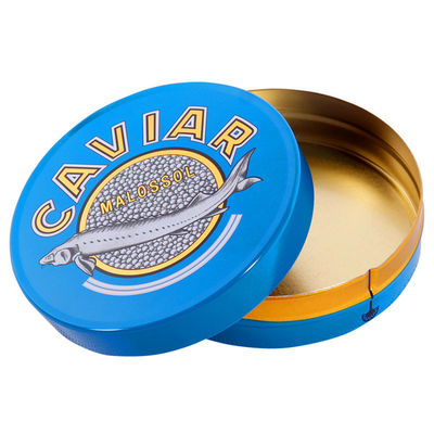 125g 250g کاویر بسته بندی قوطی قوطی می تواند رنگ سفارشی ISO 9001 تایید شده