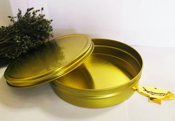 ظرف خالی و خلاء قوطی های کاویار بسته بندی درجه غذایی 500g